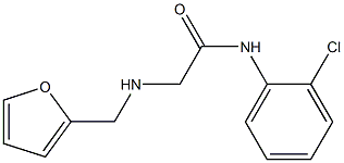 N-(2-chlorophenyl)-2-[(furan-2-ylmethyl)amino]acetamide Structure