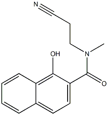 N-(2-cyanoethyl)-1-hydroxy-N-methylnaphthalene-2-carboxamide Structure