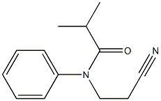 N-(2-cyanoethyl)-2-methyl-N-phenylpropanamide Structure