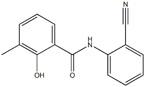 N-(2-cyanophenyl)-2-hydroxy-3-methylbenzamide Structure