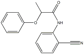 N-(2-cyanophenyl)-2-phenoxypropanamide Structure