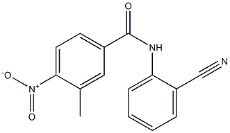 N-(2-cyanophenyl)-3-methyl-4-nitrobenzamide Structure