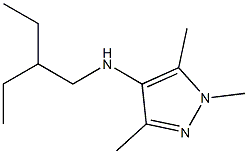 N-(2-ethylbutyl)-1,3,5-trimethyl-1H-pyrazol-4-amine Structure