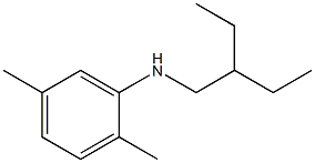 N-(2-ethylbutyl)-2,5-dimethylaniline 구조식 이미지