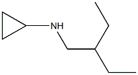 N-(2-ethylbutyl)cyclopropanamine Structure