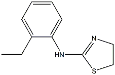 N-(2-ethylphenyl)-4,5-dihydro-1,3-thiazol-2-amine 구조식 이미지