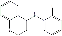 N-(2-fluorophenyl)-3,4-dihydro-2H-1-benzothiopyran-4-amine Structure