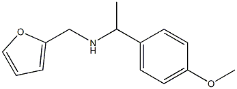 N-(2-furylmethyl)-N-[1-(4-methoxyphenyl)ethyl]amine 구조식 이미지