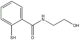 N-(2-hydroxyethyl)-2-mercaptobenzamide 구조식 이미지