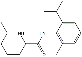 N-(2-isopropyl-6-methylphenyl)-6-methylpiperidine-2-carboxamide Structure