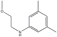 N-(2-methoxyethyl)-3,5-dimethylaniline 구조식 이미지