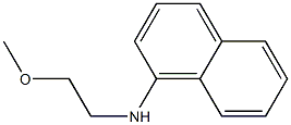 N-(2-methoxyethyl)naphthalen-1-amine Structure