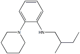 N-(2-methylbutyl)-2-(piperidin-1-yl)aniline 구조식 이미지