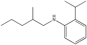 N-(2-methylpentyl)-2-(propan-2-yl)aniline Structure