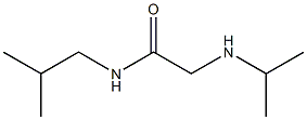 N-(2-methylpropyl)-2-(propan-2-ylamino)acetamide Structure