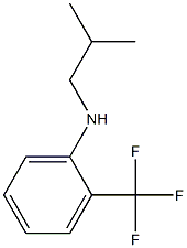 N-(2-methylpropyl)-2-(trifluoromethyl)aniline Structure