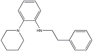 N-(2-phenylethyl)-2-(piperidin-1-yl)aniline 구조식 이미지