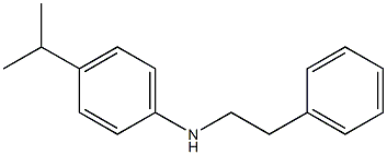 N-(2-phenylethyl)-4-(propan-2-yl)aniline 구조식 이미지