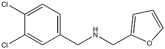 N-(3,4-dichlorobenzyl)-N-(2-furylmethyl)amine Structure