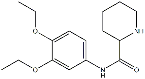 N-(3,4-diethoxyphenyl)piperidine-2-carboxamide 구조식 이미지