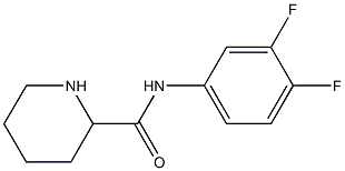 N-(3,4-difluorophenyl)piperidine-2-carboxamide Structure