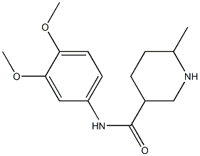 N-(3,4-dimethoxyphenyl)-6-methylpiperidine-3-carboxamide Structure