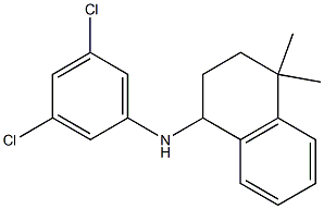 N-(3,5-dichlorophenyl)-4,4-dimethyl-1,2,3,4-tetrahydronaphthalen-1-amine Structure