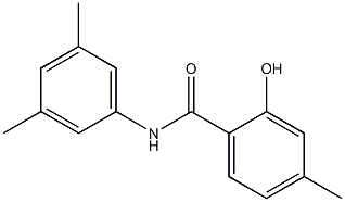 N-(3,5-dimethylphenyl)-2-hydroxy-4-methylbenzamide 구조식 이미지