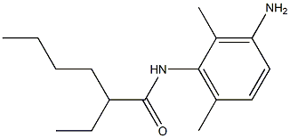 N-(3-amino-2,6-dimethylphenyl)-2-ethylhexanamide 구조식 이미지