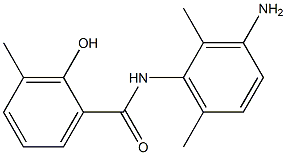 N-(3-amino-2,6-dimethylphenyl)-2-hydroxy-3-methylbenzamide 구조식 이미지