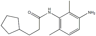 N-(3-amino-2,6-dimethylphenyl)-3-cyclopentylpropanamide Structure