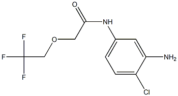 N-(3-amino-4-chlorophenyl)-2-(2,2,2-trifluoroethoxy)acetamide Structure