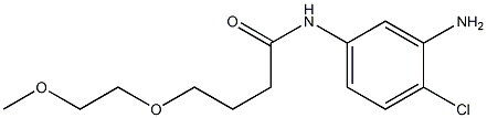 N-(3-amino-4-chlorophenyl)-4-(2-methoxyethoxy)butanamide Structure