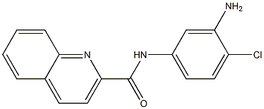 N-(3-amino-4-chlorophenyl)quinoline-2-carboxamide 구조식 이미지