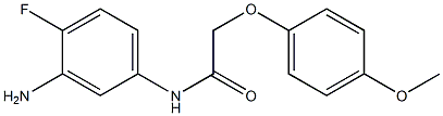 N-(3-amino-4-fluorophenyl)-2-(4-methoxyphenoxy)acetamide 구조식 이미지