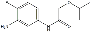 N-(3-amino-4-fluorophenyl)-2-(propan-2-yloxy)acetamide 구조식 이미지