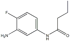 N-(3-amino-4-fluorophenyl)butanamide Structure