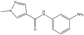 N-(3-aminophenyl)-1-methyl-1H-pyrazole-4-carboxamide Structure