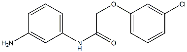N-(3-aminophenyl)-2-(3-chlorophenoxy)acetamide Structure