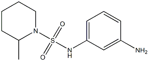 N-(3-aminophenyl)-2-methylpiperidine-1-sulfonamide 구조식 이미지