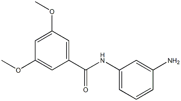 N-(3-aminophenyl)-3,5-dimethoxybenzamide 구조식 이미지