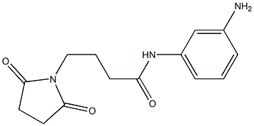 N-(3-aminophenyl)-4-(2,5-dioxopyrrolidin-1-yl)butanamide Structure