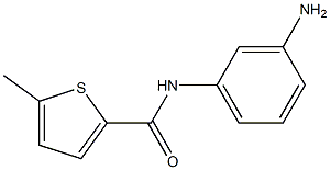 N-(3-aminophenyl)-5-methylthiophene-2-carboxamide 구조식 이미지