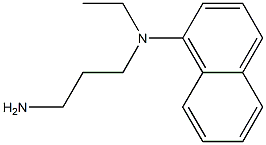 N-(3-aminopropyl)-N-ethylnaphthalen-1-amine 구조식 이미지