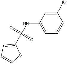 N-(3-bromophenyl)thiophene-2-sulfonamide Structure