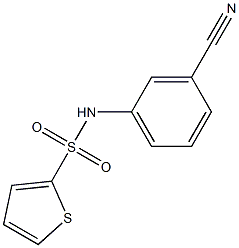 N-(3-cyanophenyl)thiophene-2-sulfonamide Structure