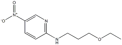 N-(3-ethoxypropyl)-5-nitropyridin-2-amine 구조식 이미지