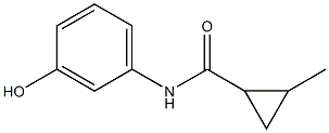 N-(3-hydroxyphenyl)-2-methylcyclopropane-1-carboxamide Structure