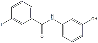N-(3-hydroxyphenyl)-3-iodobenzamide Structure