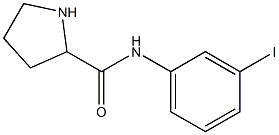 N-(3-iodophenyl)pyrrolidine-2-carboxamide 구조식 이미지